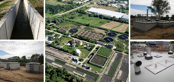 Trwają prace przy przebudowie oczyszczalni ścieków w Elblągu
