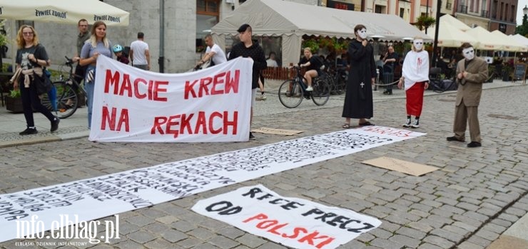 "Rce precz od Polski". Protest na Starym Miecie [zobacz zdjcia]