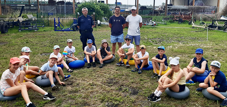 Elbląg: Kolejne wakacyjne spotkanie z policjantką