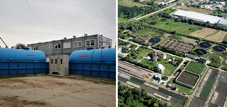 Trwają prace przy przebudowie oczyszczalni ścieków w Elblągu