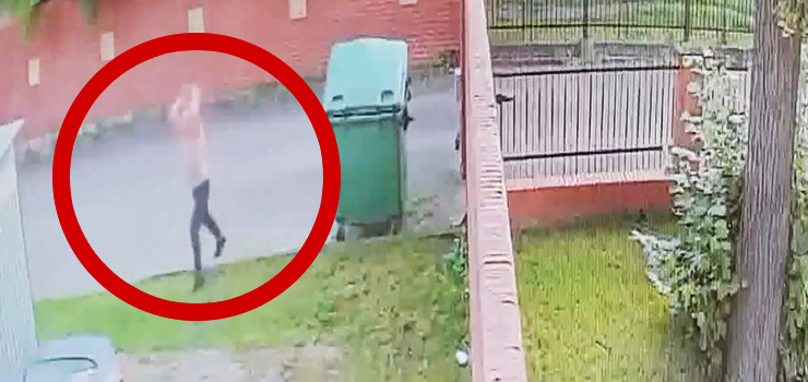 Uszkodzono samochód. Pomóż ustalić tożsamość mężczyzny z monitoringu