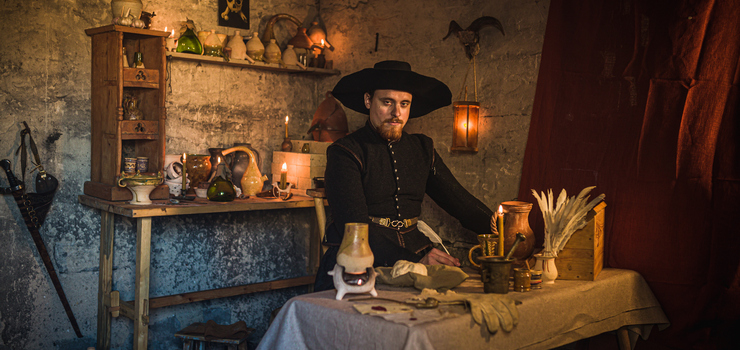 Pracownia średniowiecznego alchemika