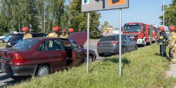 Kolizja trzech aut na Warszawskiej. Sprawca zbieg z miejsca zdarzenia