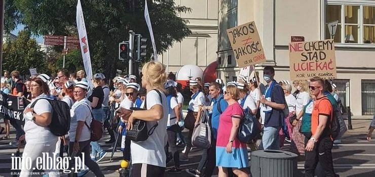 "Pokazalimy, e nie damy si podzieli". Elblanka o protecie suby zdrowia