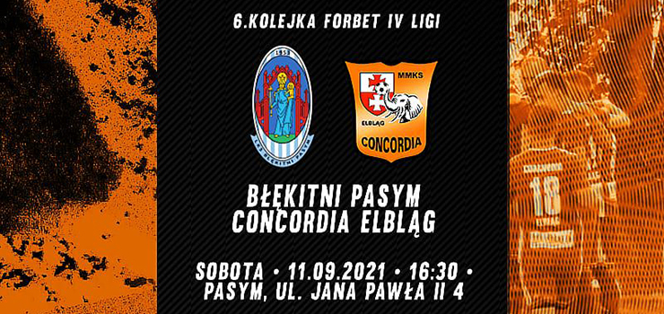 Pojedynek lidera z outsiderem. W sobotę Concordia zagra w Pasymiu