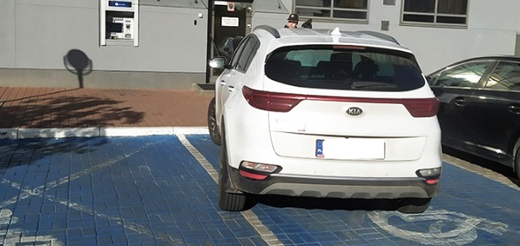 Parkowanie na tzw. kopercie