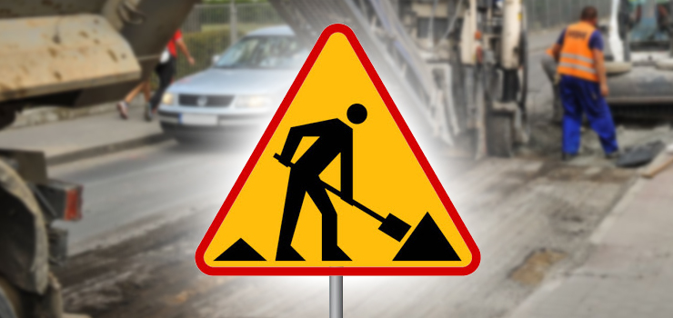 Uwaga - utrudnienia w ruchu na Sadowej