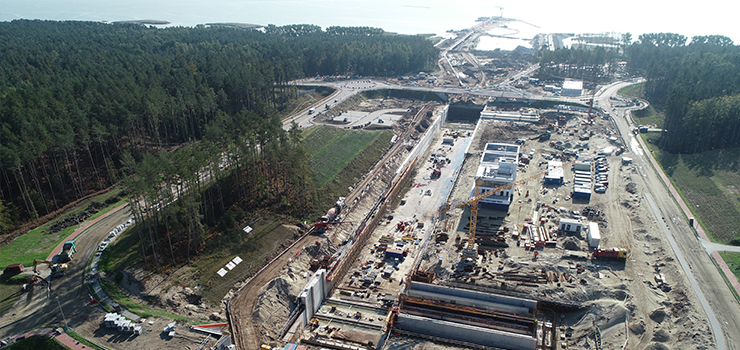 Przekop Mierzei Wiślanej: Intensywne prace od Zatoki po Zalew - zobacz film i zdjęcia