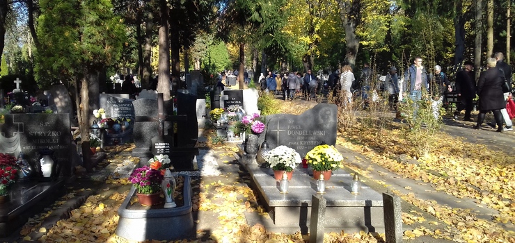 Powtórki z ubiegłego roku nie ma. Elblążanie tłumnie odwiedzają cmentarze - zobacz zdjęcia
