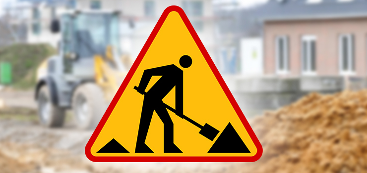 Utrudnienia w ruchu – ul. Sadowa w Elblągu