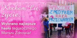 Medyk zwyci�zc� konkursu na najlepsze has�o promuj�ce "Marsz Zdrowia"