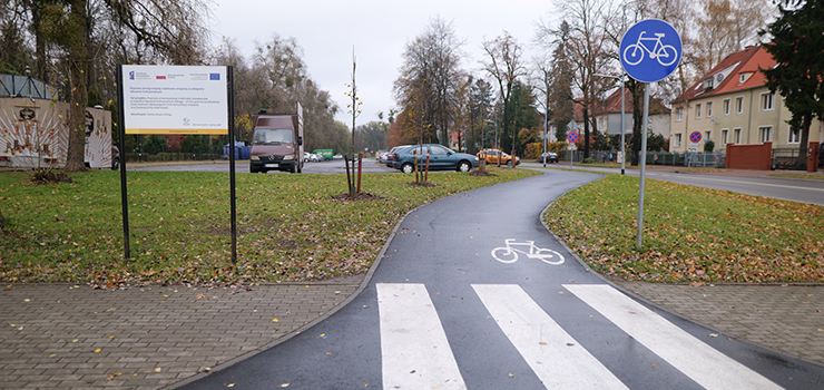 Kościuszki: Powstało ponad 2,5 km nowej drogi dla rowerów