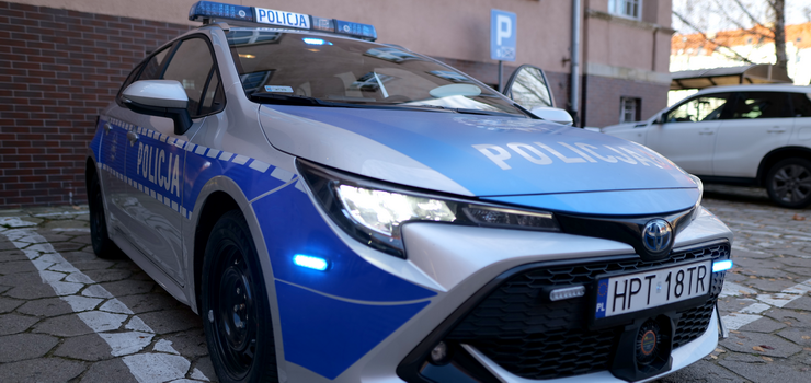Policja otrzymała nowy radiowóz i alkomat. Prezydent: Zawsze staramy się wspierać nasze służby mundurowe