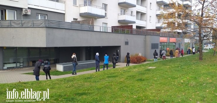 COVID w Elblgu. "Strach i do lekarza"