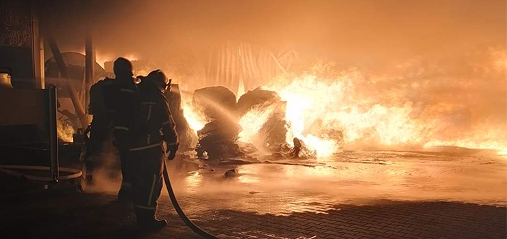 Ogromny pożar pod Elblągiem (film)