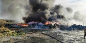 Sytuacja na miejscu pożaru w Gronowie Górnym została opanowana. Komendant: Na miejscu pracowało ponad 60 strażaków