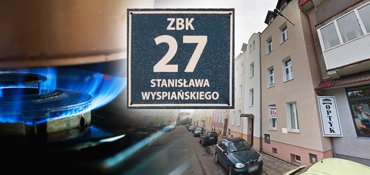 Kolejny budynek ZBK gdzie mieszkańcy mają problem z gazem. Tym razem przy ul. Wyspiańskiego 27