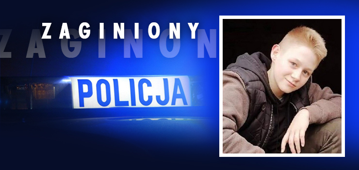 Zaginął Sylwester Malinowski lat 16. Pomóż policji odnaleźć chłopca