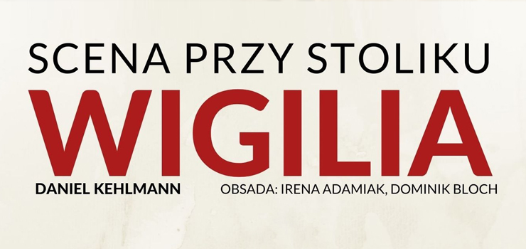 Wigilia przy stoliku