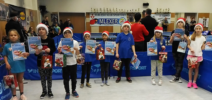 Turniej mikołajkowy w tenisie stołowym