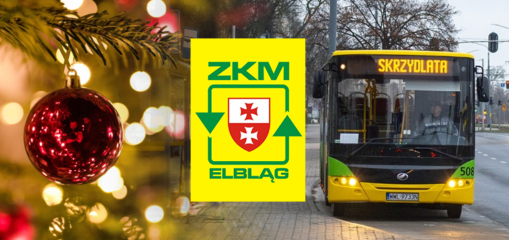 Komunikacja miejska w okresie Świąt Bożego Narodzenia i Nowego Roku 2022