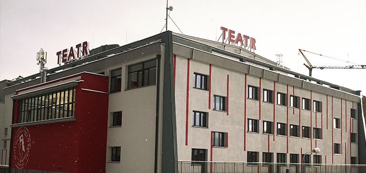 Nowy wizerunek Teatru od strony północnej i zachodniej