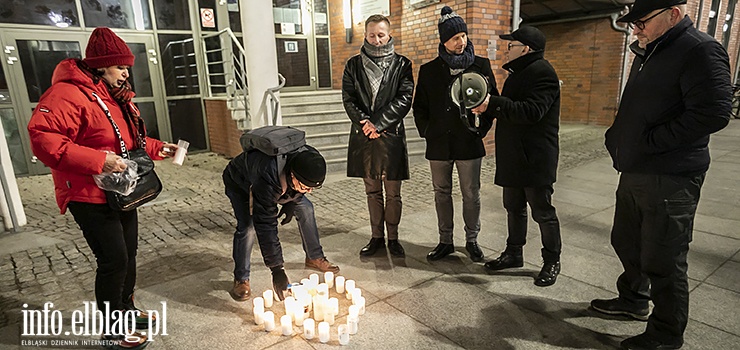 Elblążanie upamiętnili Pawła Adamowicza. Trzecia rocznica tragicznej śmierci prezydenta Gdańska