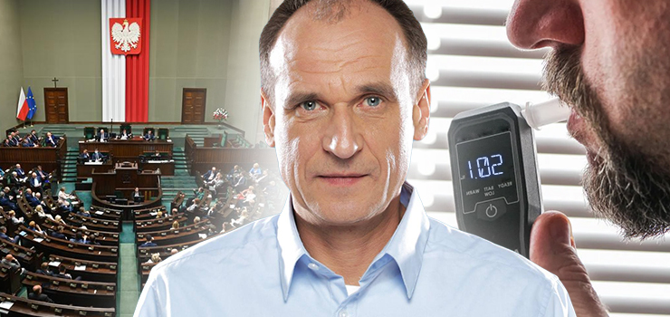 Alkomat w Sejmie? Kukiz: Te różnego rodzaju hucpy, które się dzieją w Sejmie to wyraz odurzenia alkoholowego