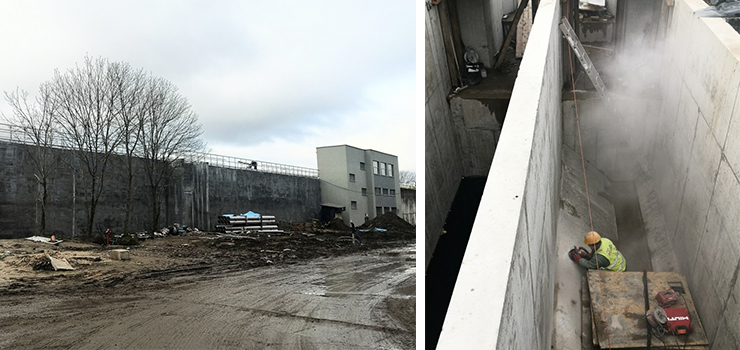 Trwają prace przy przebudowie oczyszczalni ścieków w Elblągu