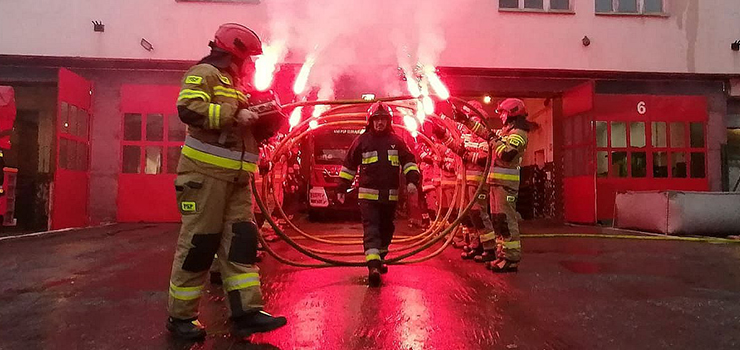 Strażacy pożegnali swojego kolegę, który po wieloletniej służbie przeszedł na zaopatrzenie emerytalne