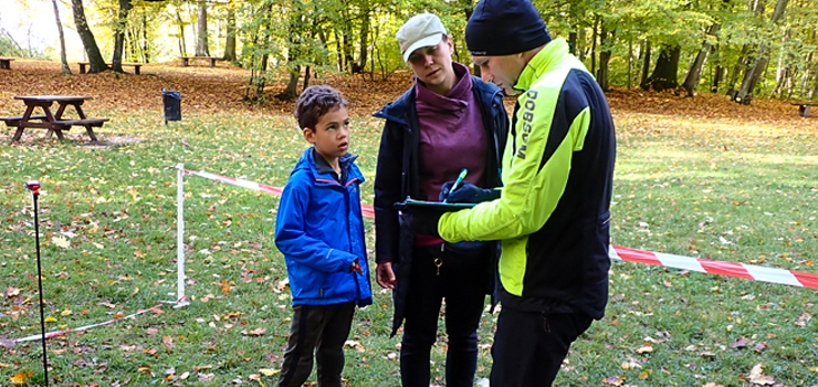 Orientacja w parku Modrzewie