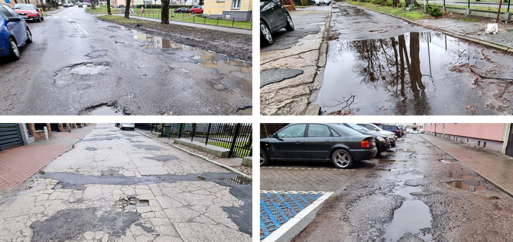 Lista ulic, które wymagają naprawy stale rośnie. Sprawdziliśmy stan 10 z nich – zobacz zdjęcia