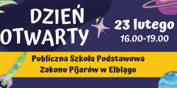 Szkoa Modego Odkrywcy - 23 lutego zapraszamy na dzie otwarty 