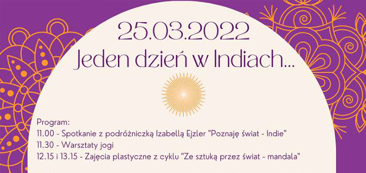 Spotkanie z kulturą Indii w Światowidzie