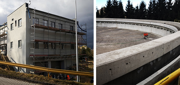 Trwają prace przy przebudowie oczyszczalni ścieków w Elblągu