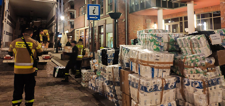 Pierwszy transport darów dla Tarnopola od elblążan