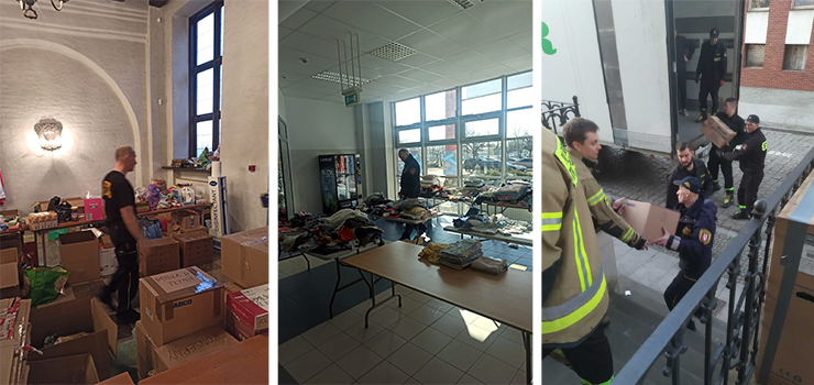 Straż Miejska w Elblągu ruszyła z pomocą uchodźcom