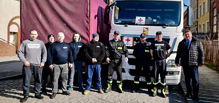 Tir z pomocą humanitarną od elblążan dla mieszkańców Tarnopola jest już w drodze