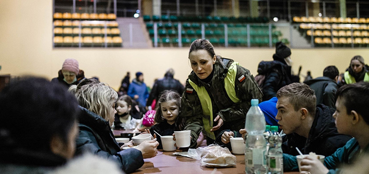 1000 onierzy WOT wspiera uchodcw z Ukrainy