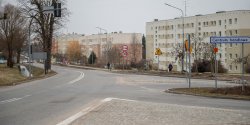 Prace drogowe na skrzyowaniu Oglnej z ul. Fromborsk