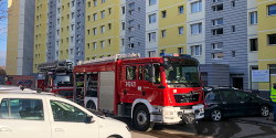 Po�ar mieszkania przy ul. Andersa. Na miejscu znaleziono zw�oki kobiety