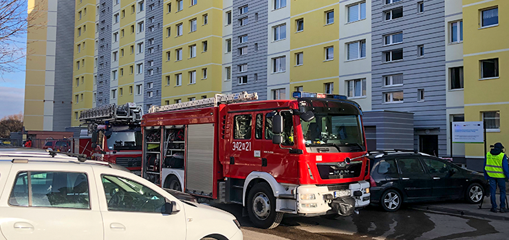 Pożar mieszkania przy ul. Andersa. Na miejscu znaleziono zwłoki kobiety