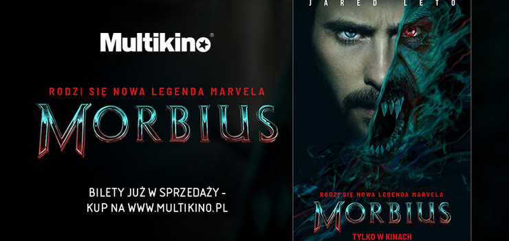 Multikino rozpoczo przedsprzeda biletw na film „Morbius”!
