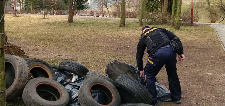 Wraz z pierwszymi promieniami soca dziakowcy ruszyli porzdkowa swoje ogrdki