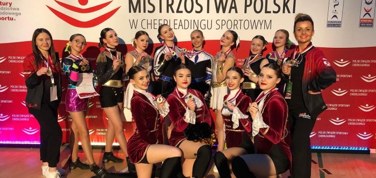Cheerleaderki z Centrum Tańca Cadmans obroniły tytuł Mistrza Polski