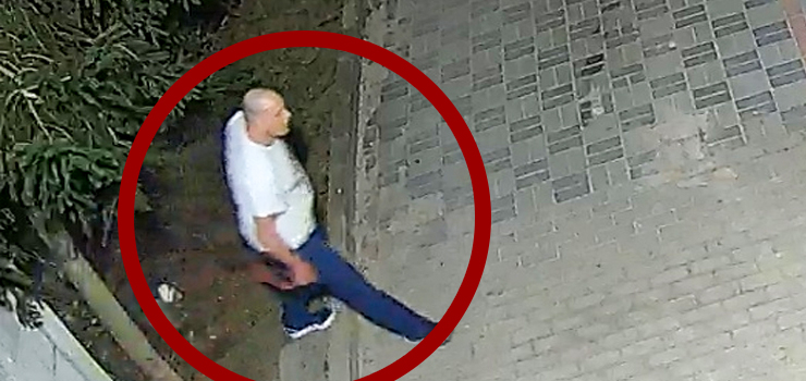 Policja z Elbląga szuka mężczyzny pokazanego na filmie