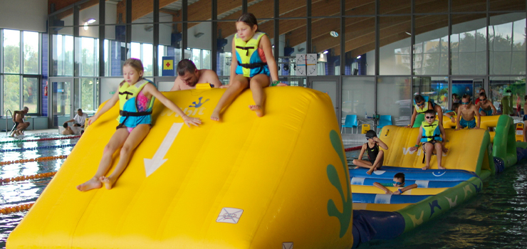 Nowe wodne tory przeszkód na Dolince