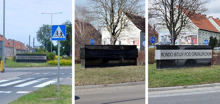  Tablica z nową nazwą ronda już jest