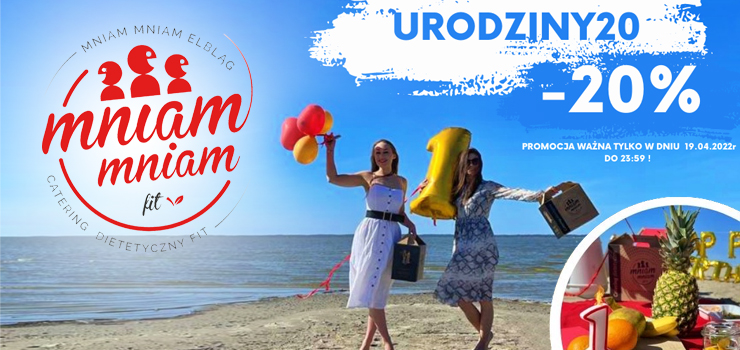Mniam Mniam Fit Catering Dietetyczny w Elblgu wituje rok funkcjonowania