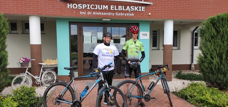 24 godziny na rowerze dla hospicjum. Pan Jacek po raz drugi pojedzie z Elblga na Jasn Gr